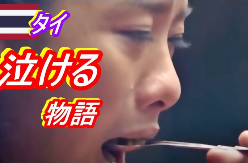 【タイ】泣ける感動物語😭。(和訳付き）母と娘編。全てのひとくちには意味がある